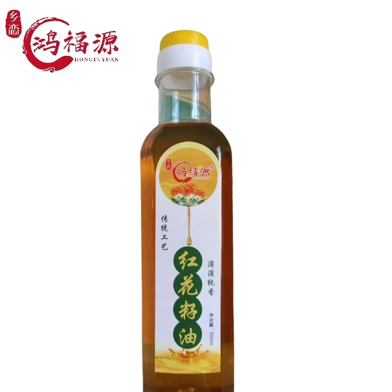 500毫升鸿福源红花籽油