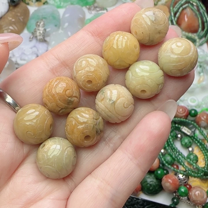 翡翠未镶嵌颈饰天然A货318