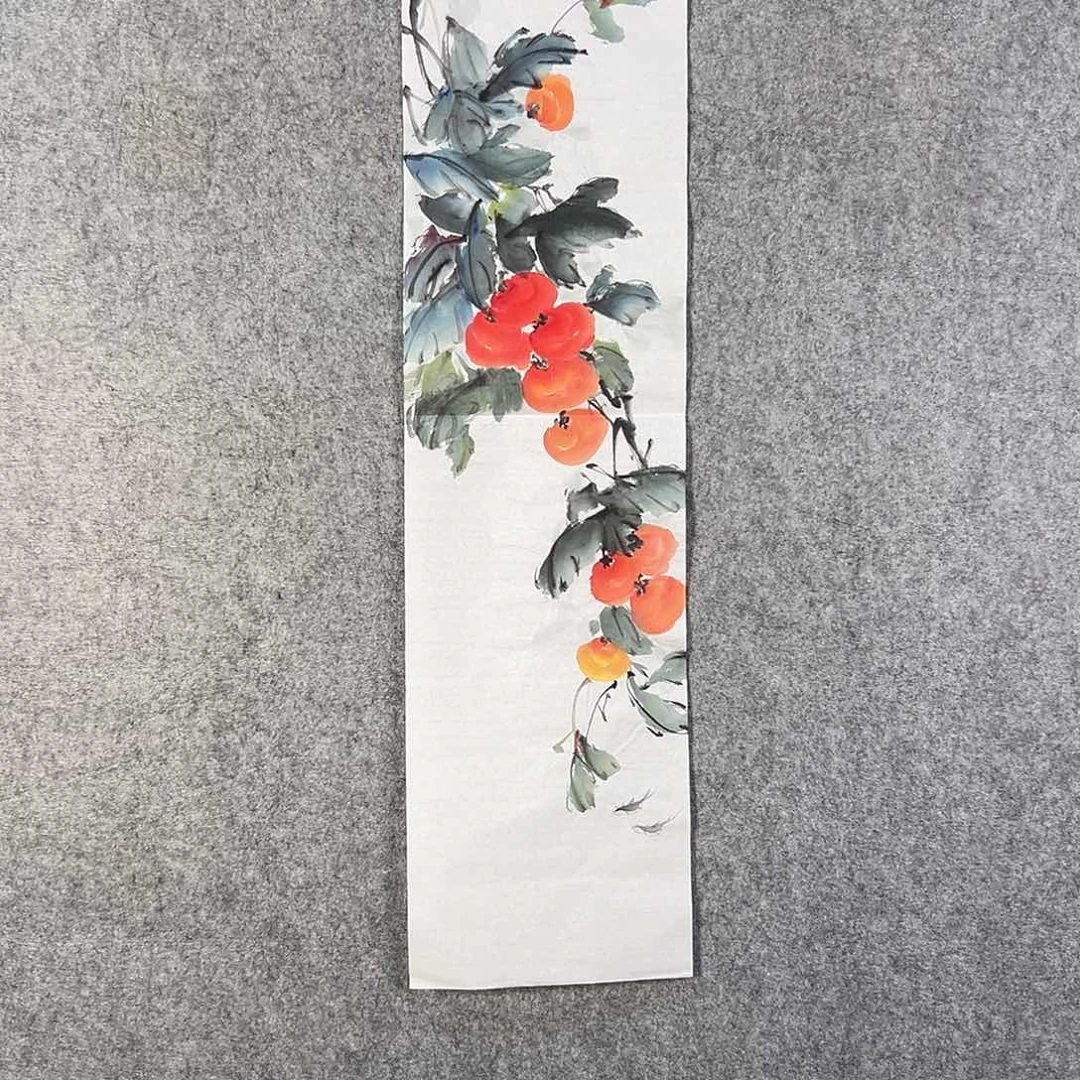 国画534 花鸟在此处飞翔也不太方便呀