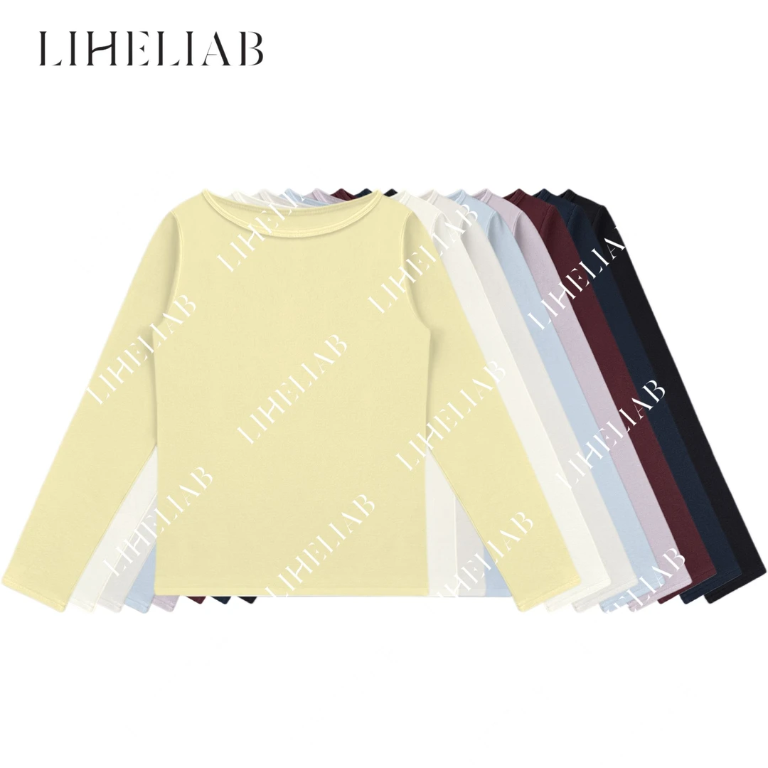 宝儿家 / 轻暖打底衫 “0压体感”冬季柔软亲肤显瘦芭蕾领T恤