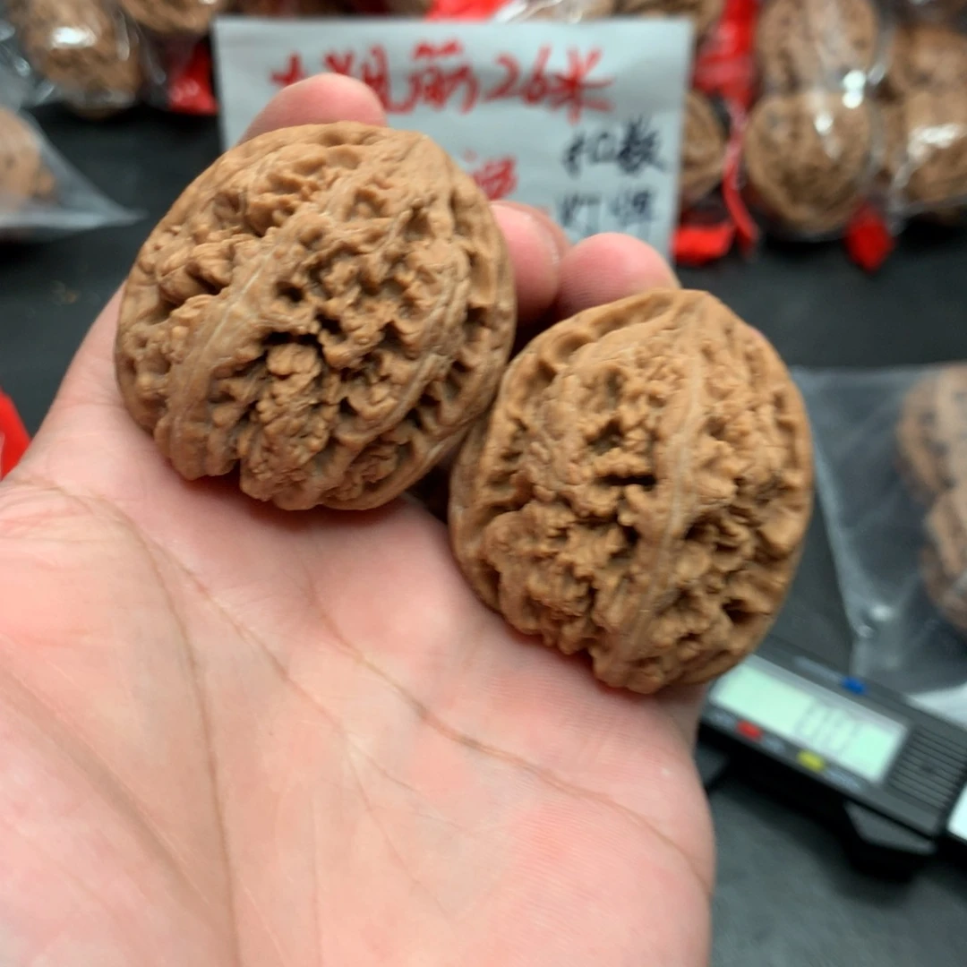 文玩核桃把件大粗筋
