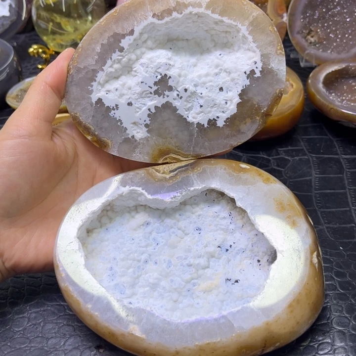 未镶嵌发饰水晶白软盆