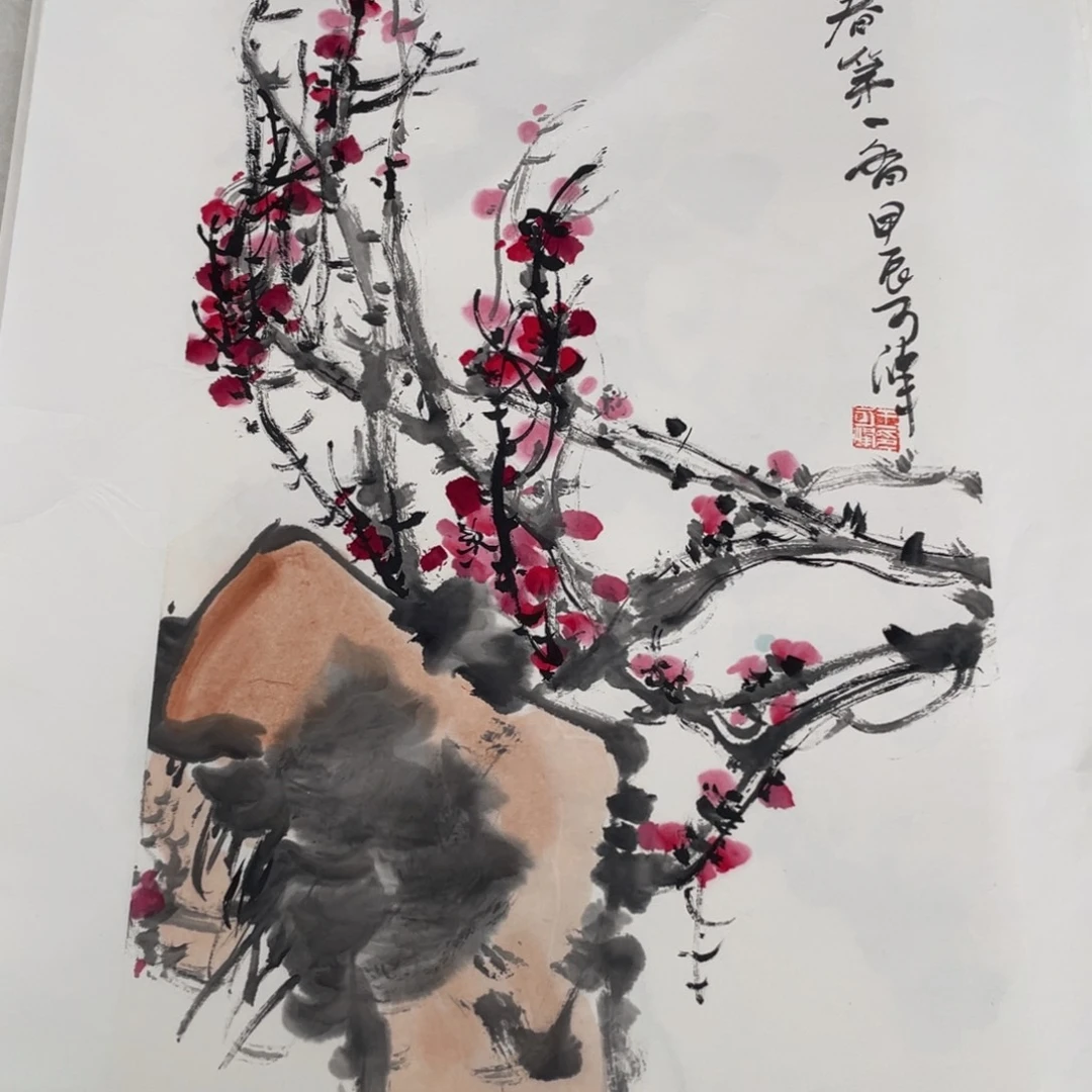 国画胡小春老师绘画