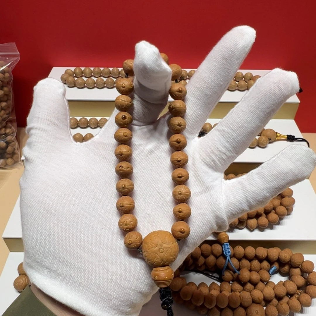 凤眼菩提手串9.5mm凤眼菩提实心单圈