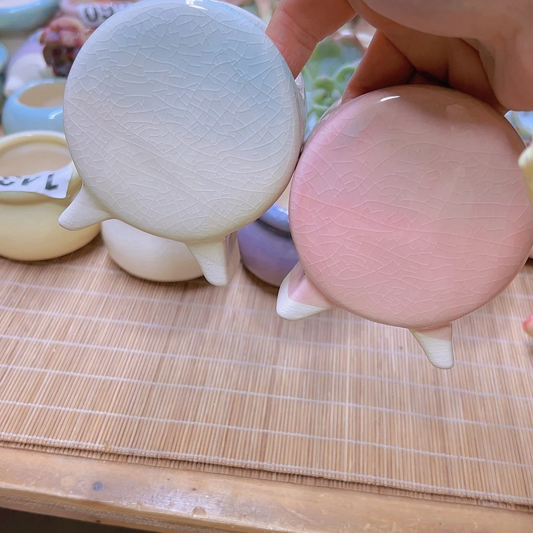 红陶陶瓷花盆满12包邮