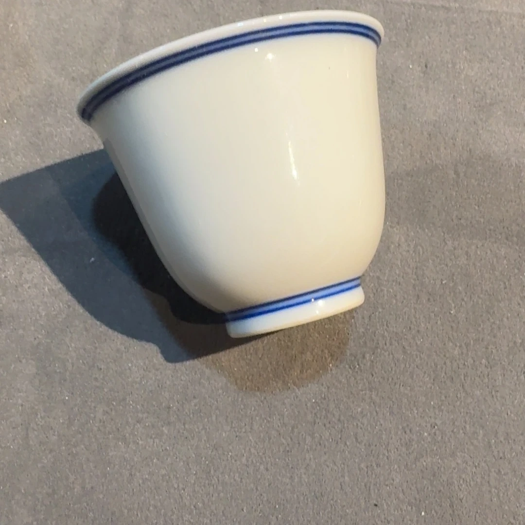 钟家窑白胎杯杯杯