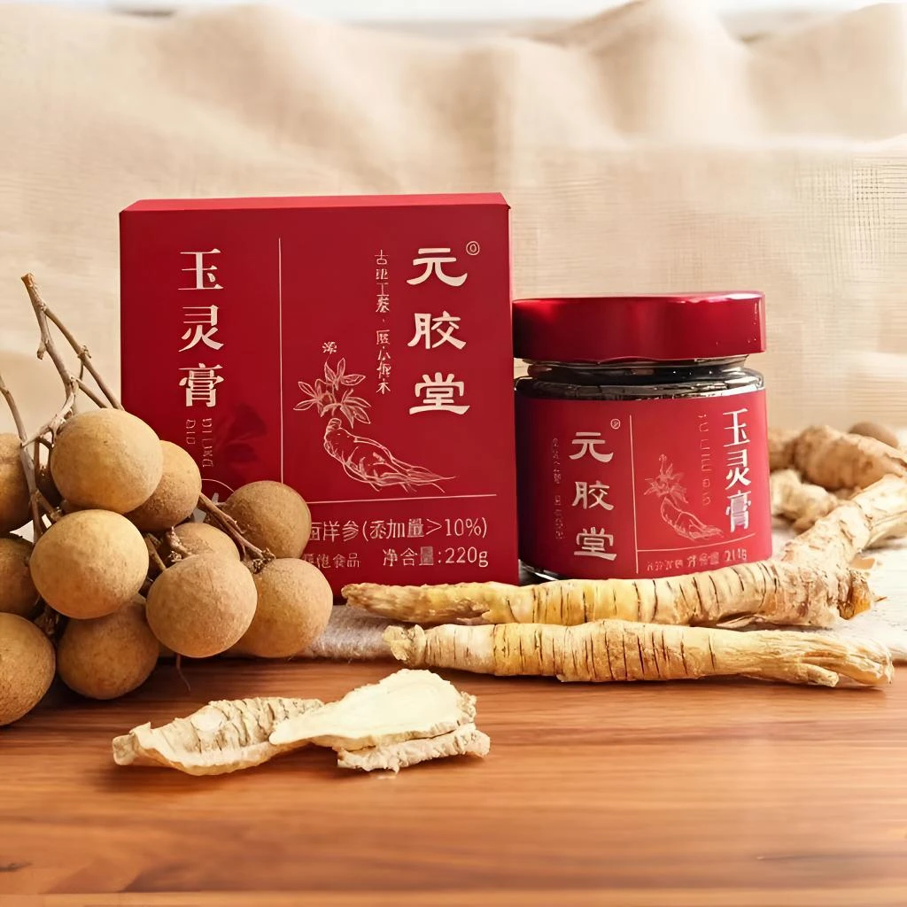 元胶堂【古法传承】玉灵膏 精选大粒桂圆肉+优质西洋参