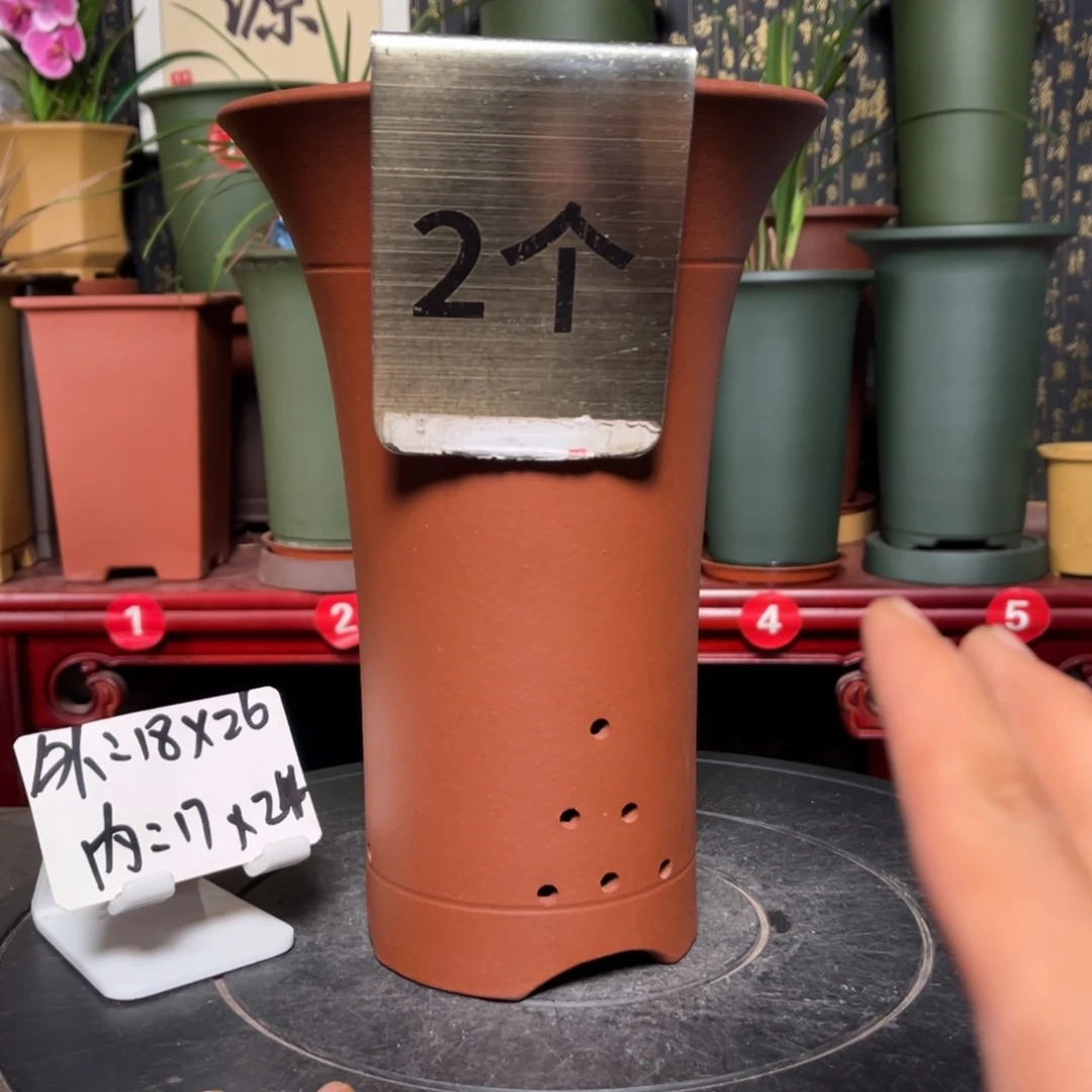 紫砂花盆紫砂花盆