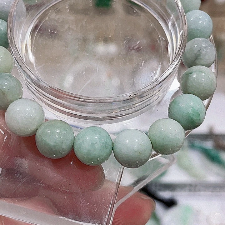 翡翠未镶嵌手链天然缅甸翡翠A货手串