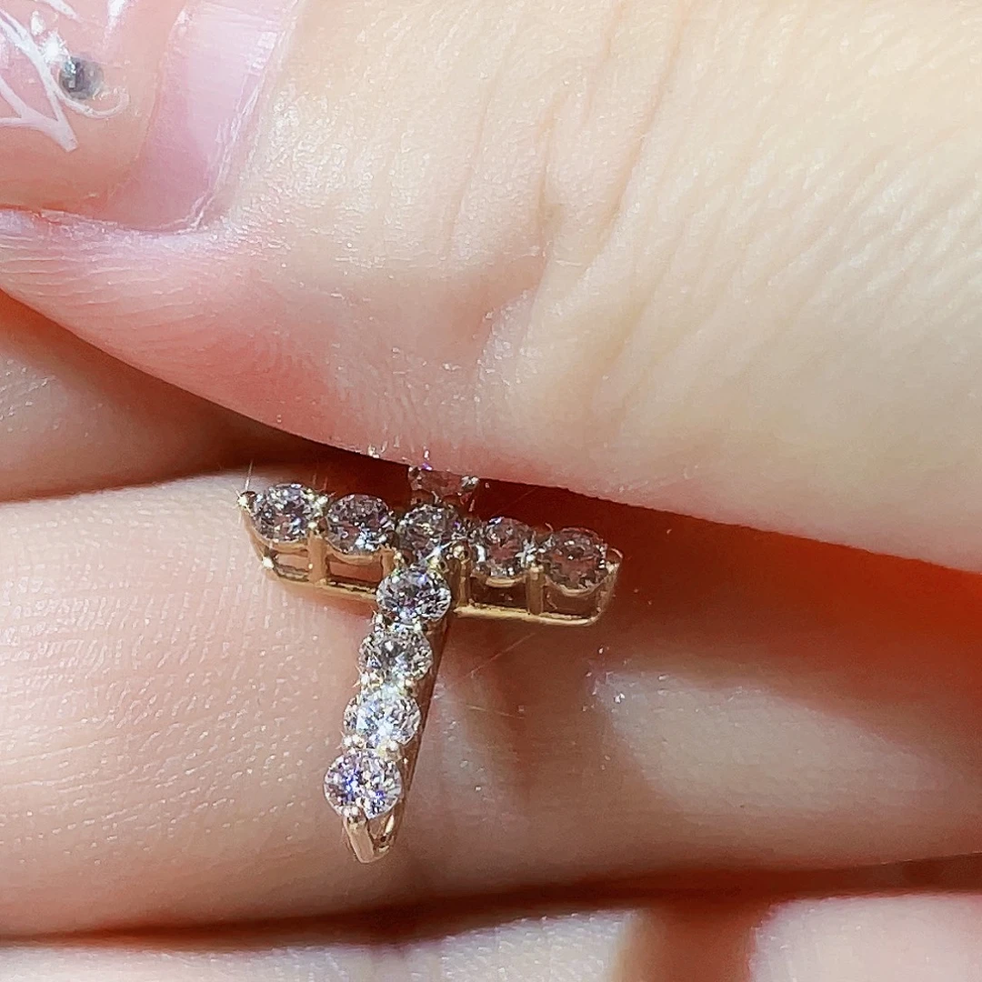 实验室培育钻石18K金镶嵌0.71