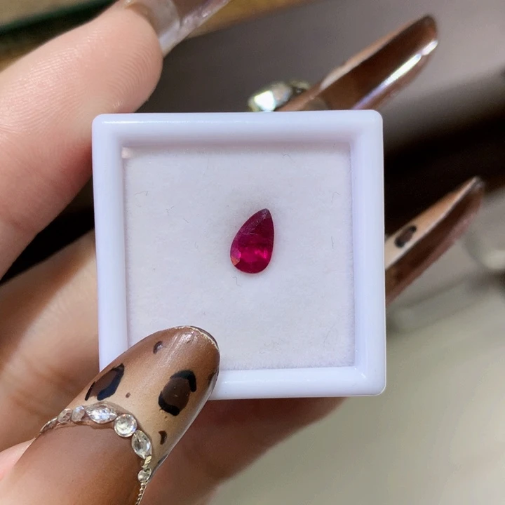 碧玺珠宝半成品未镶嵌天然卢比莱宝石