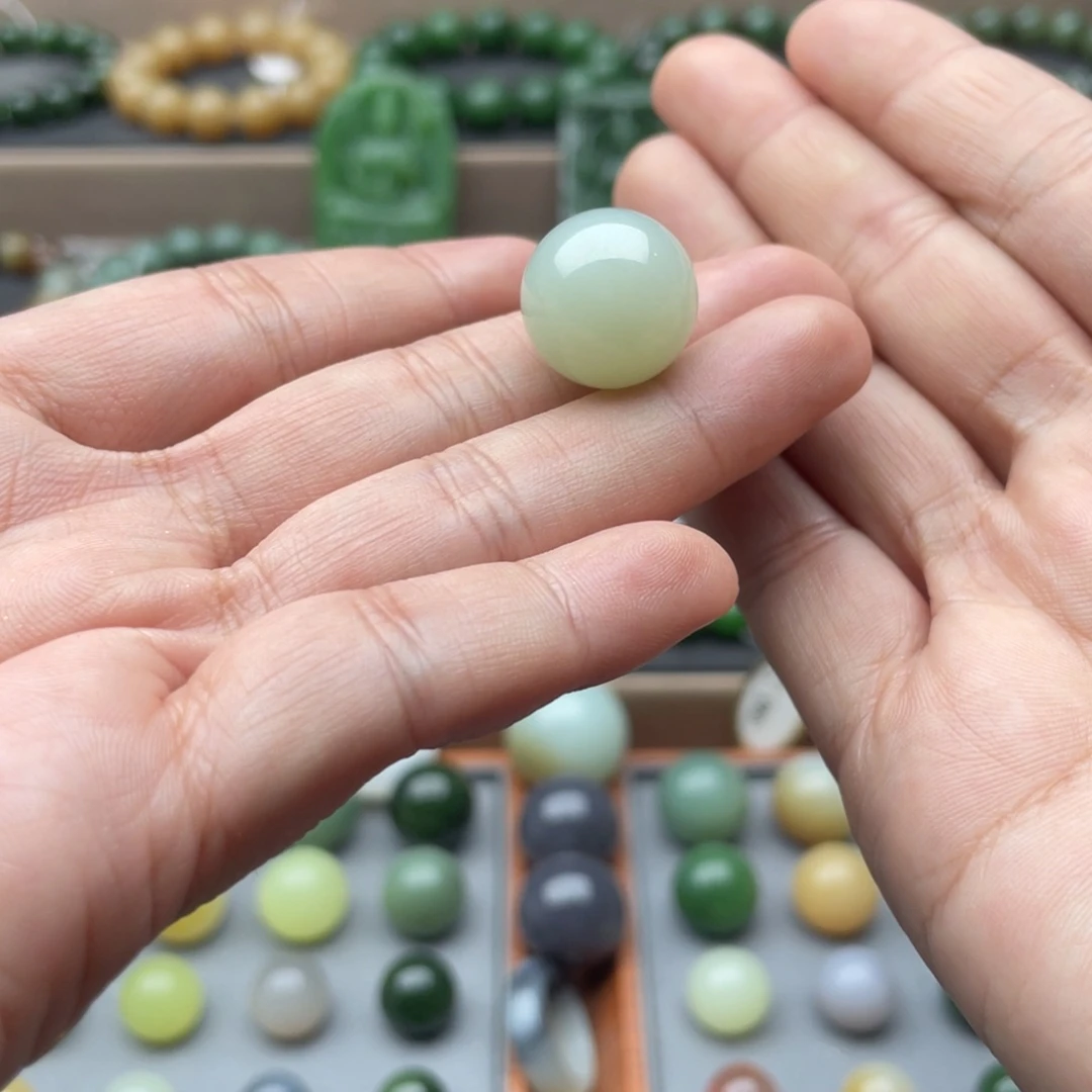 和田玉未镶嵌手链16