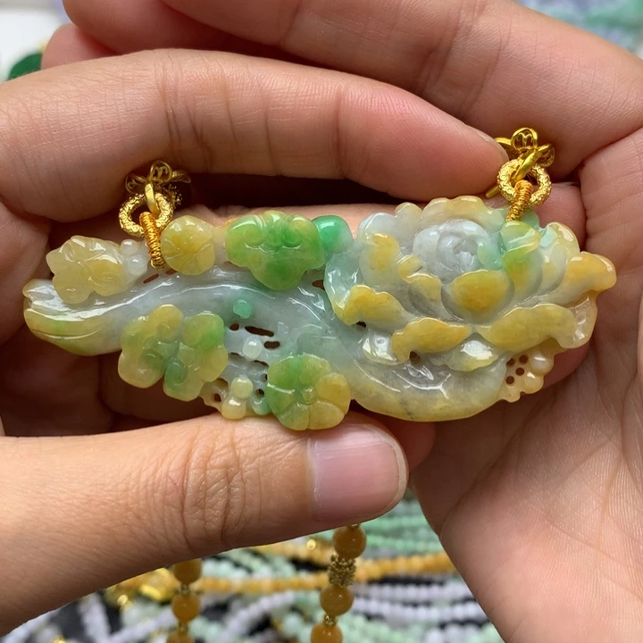 颈饰未镶嵌翡翠翡翠