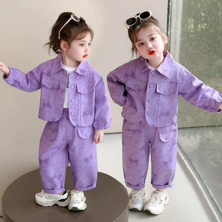 儿童洋气童装韩版休闲时尚套装鑫威泽服饰春秋男女通用卡通动漫长