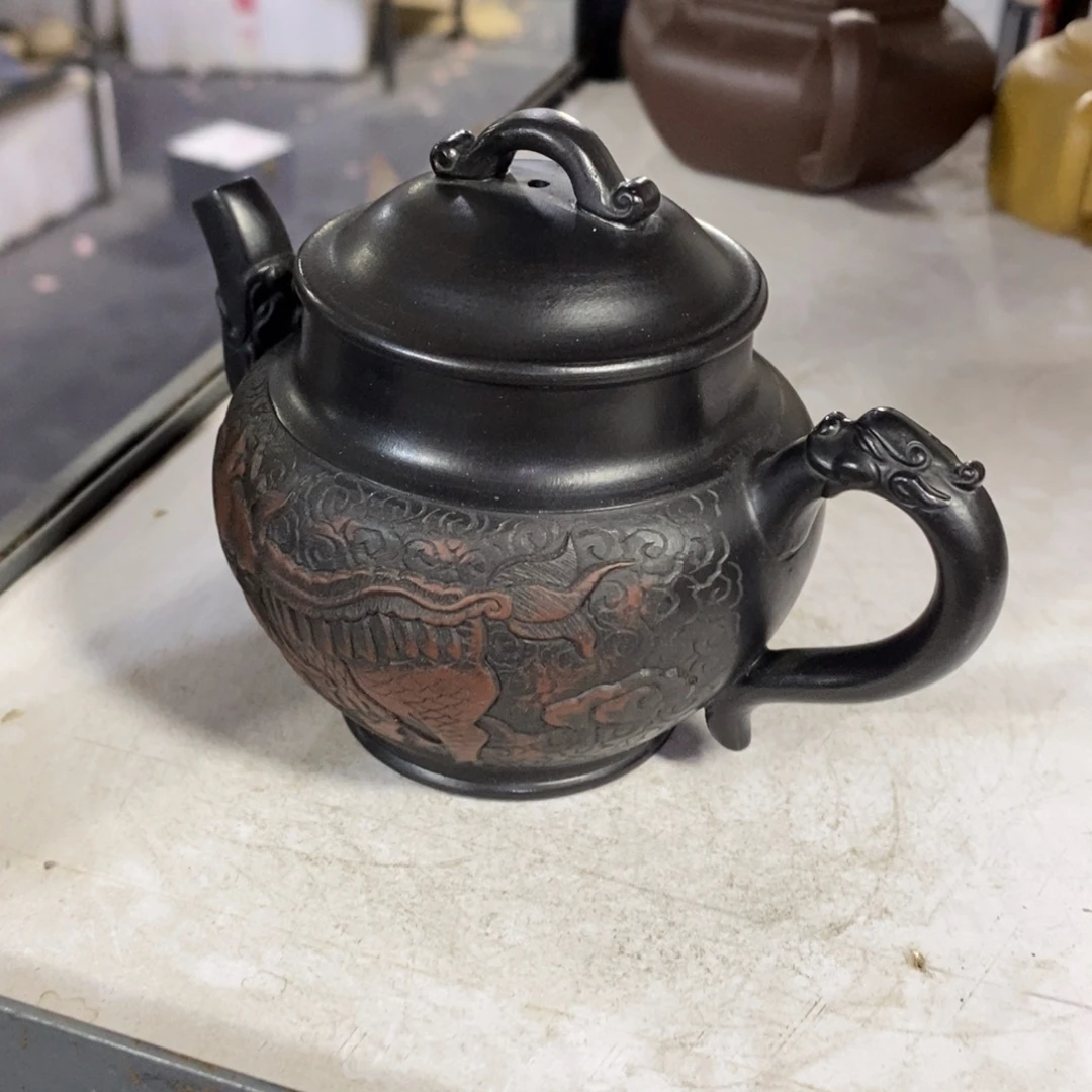 茶壶紫砂原矿手工115