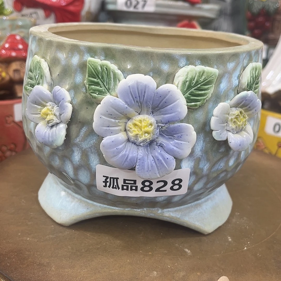 粗陶多肉花盆花盆孤品828