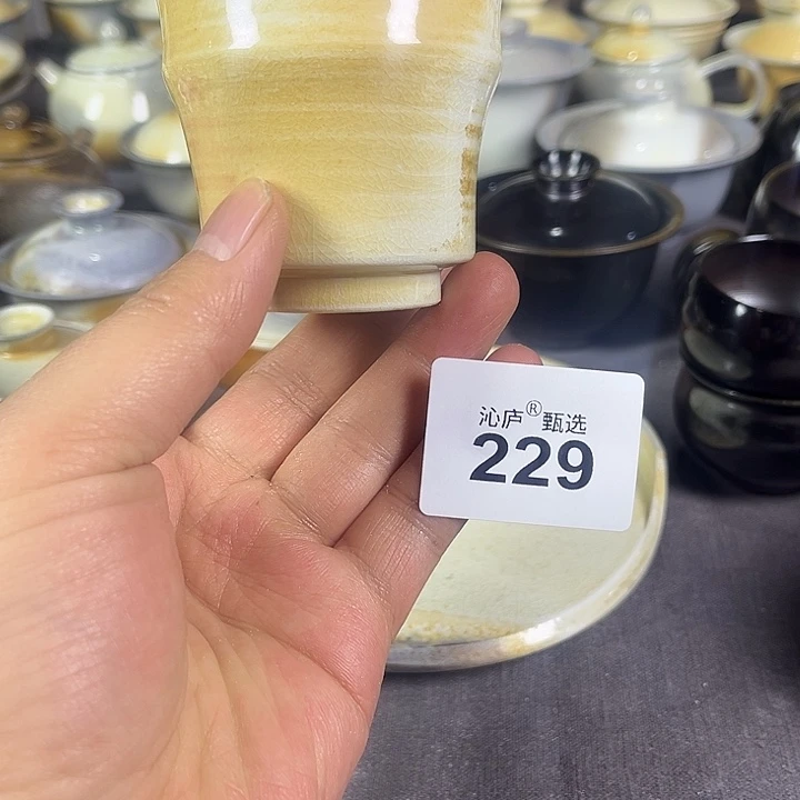 沁庐柴窑古法柴烧全手工茶具