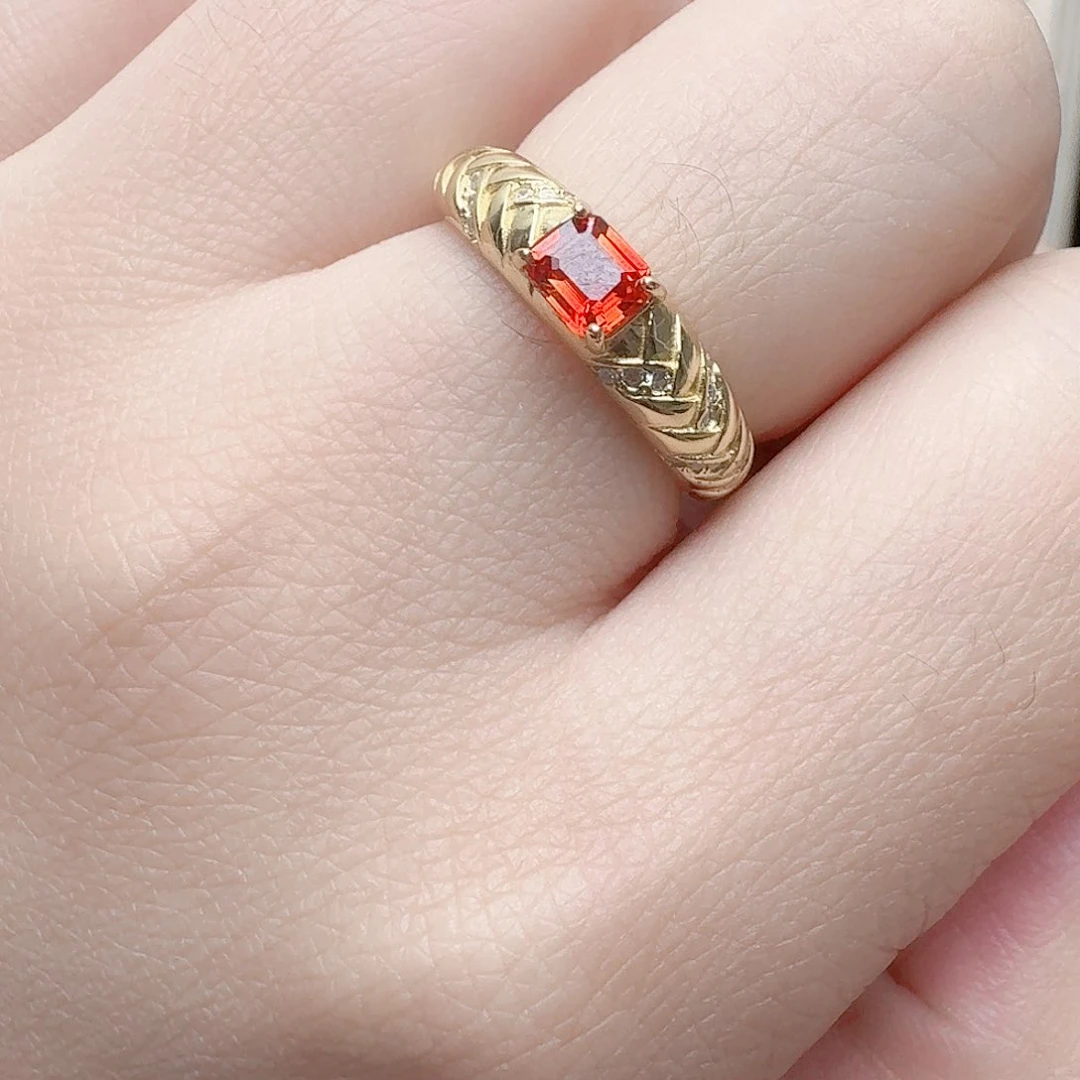 蓝宝石戒指银S925镶嵌