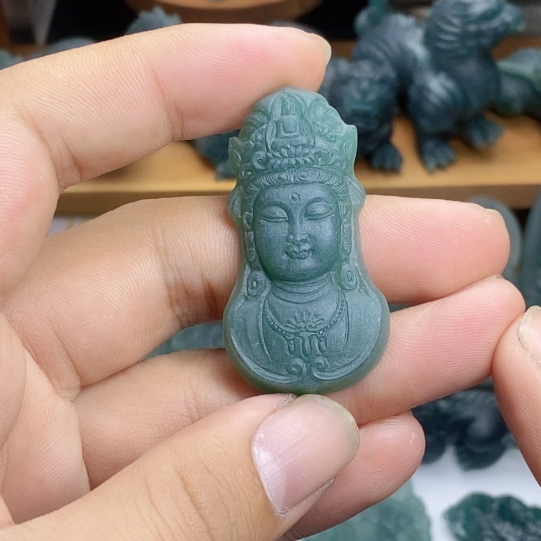 定制翡翠未镶嵌观音