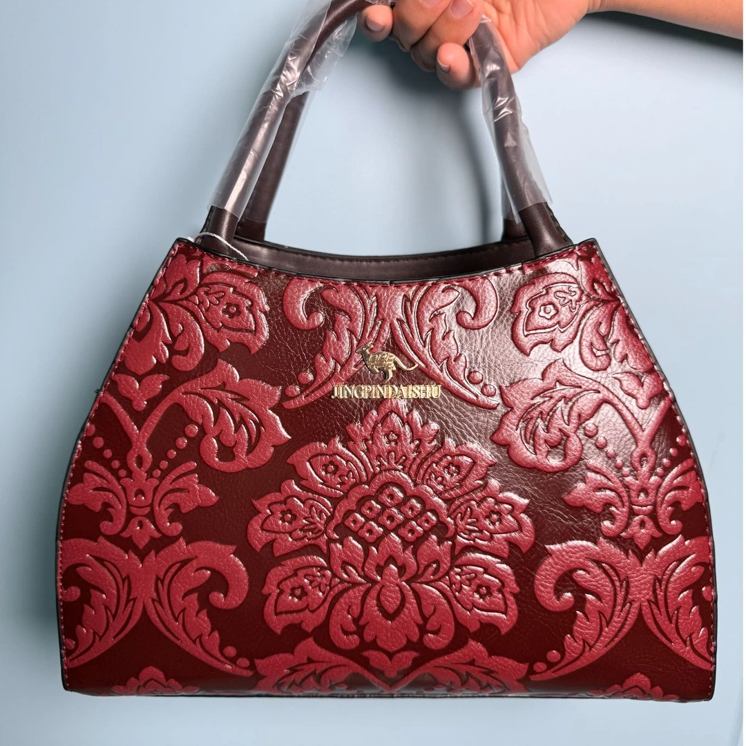 8817洋气女士斜挎手提包2024新款大气送妈妈时尚中年女包