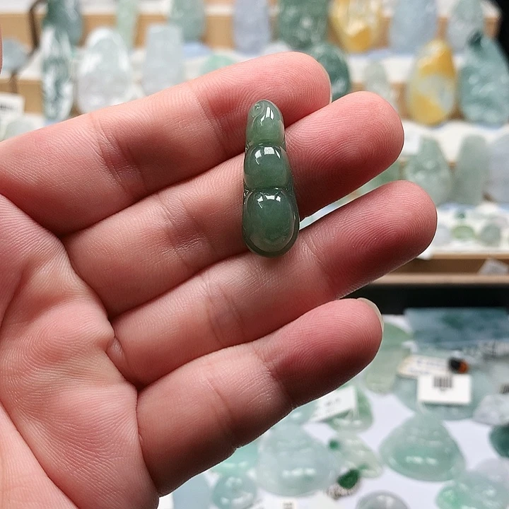吊坠(不含链)未镶嵌翡翠76福豆