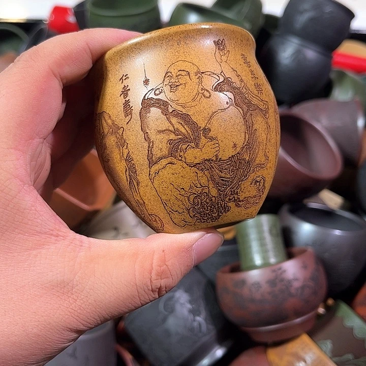 茶杯紫砂全手工紫砂主人杯