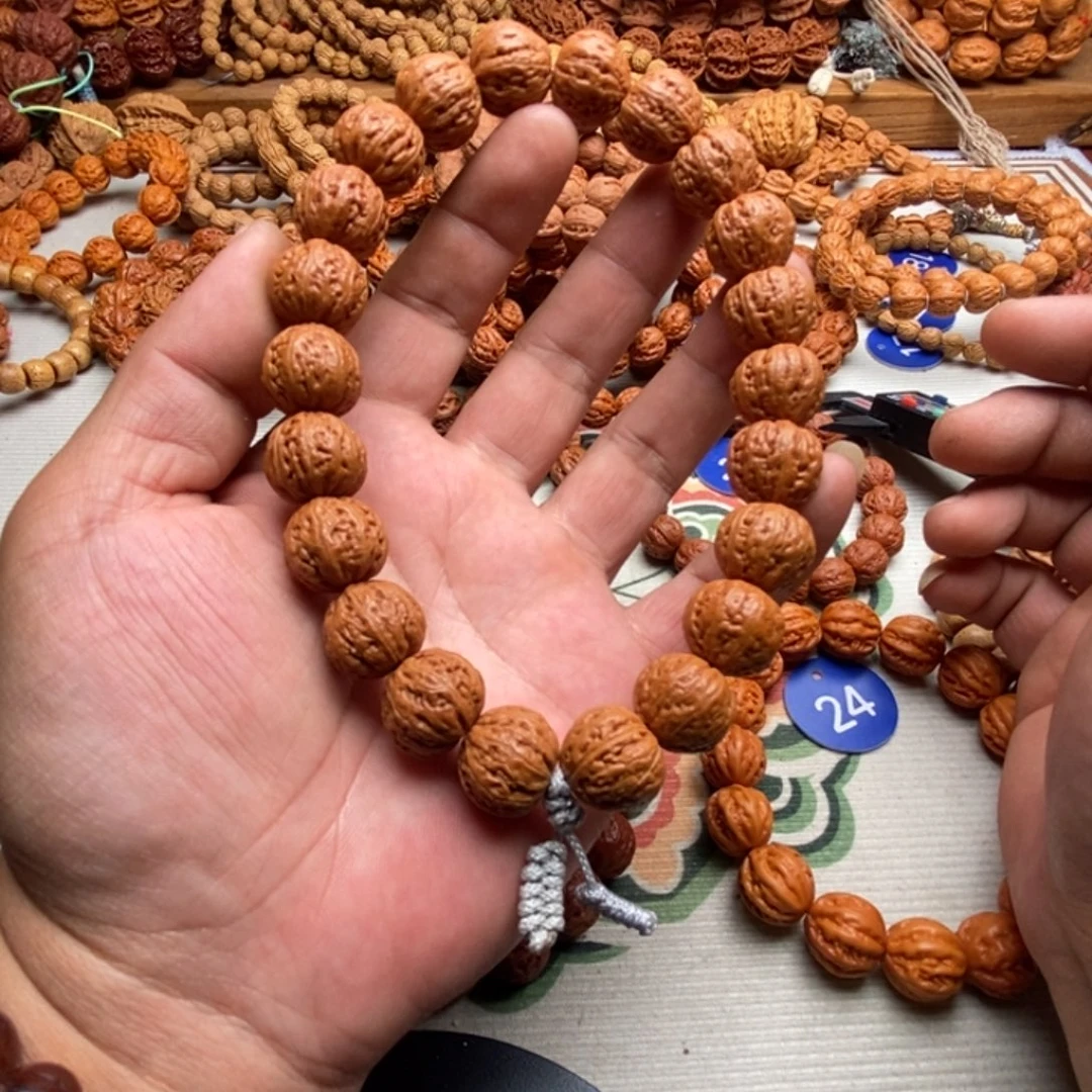 海***色桃核手串福利1.6尺寸