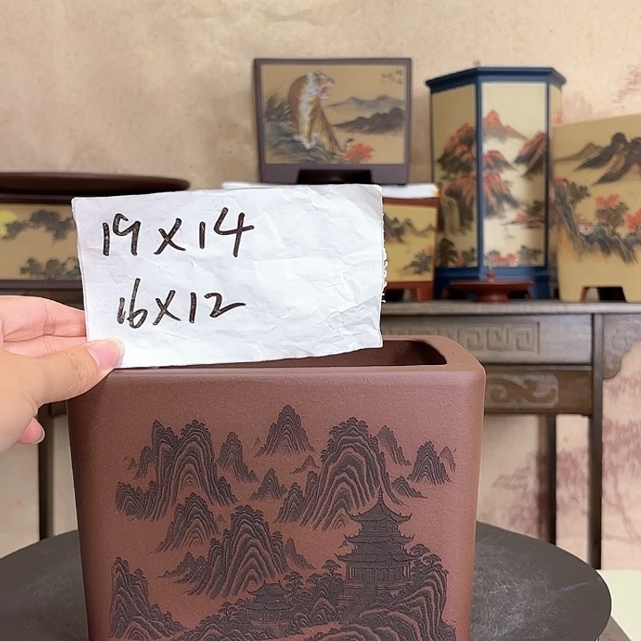 紫砂花盆宜兴紫砂