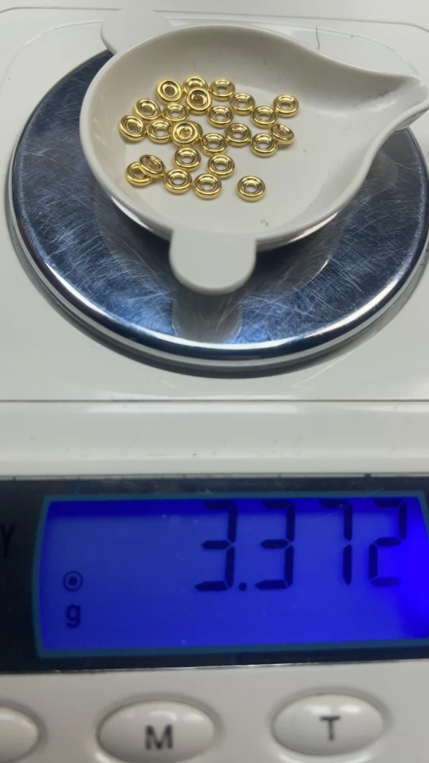 足金999配饰隔片