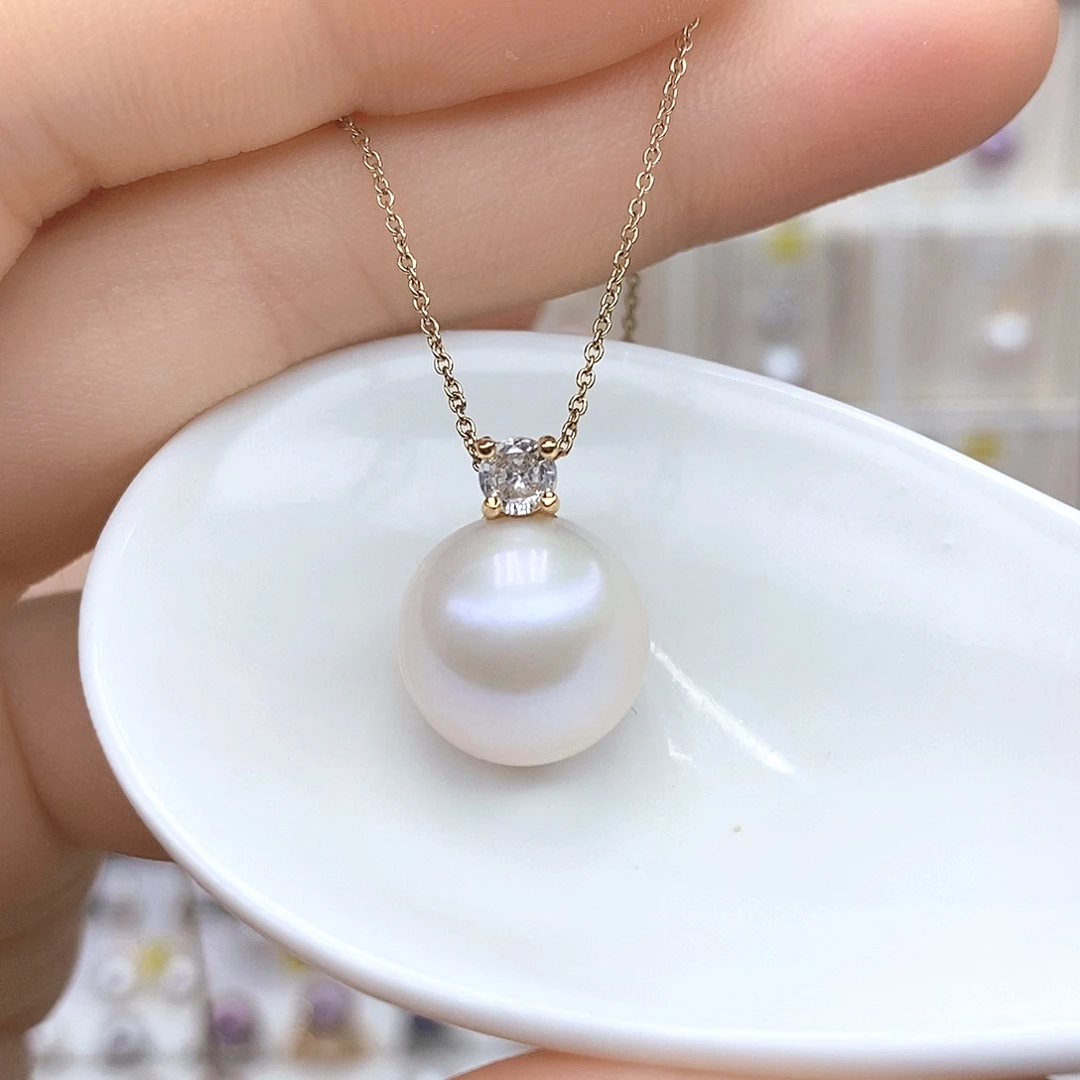 淡水珍珠合金颈饰