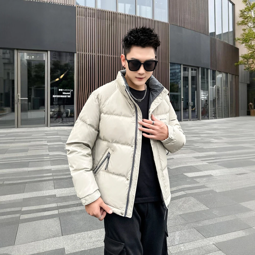 611 2026冬季御寒保暖锁温防寒服男士时尚休闲断码剪标厚外套