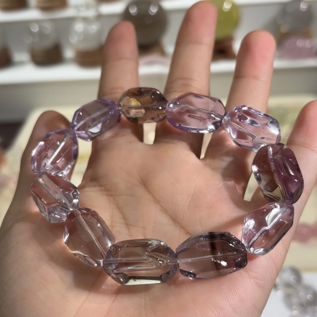 水晶手链未镶嵌紫黄晶