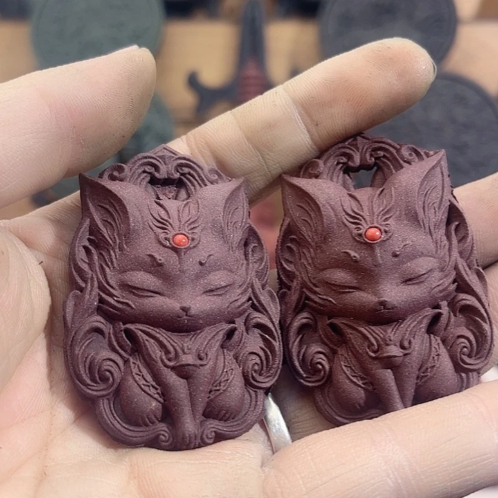 教***授泥塑十个紫气东来香方九尾狐福利价