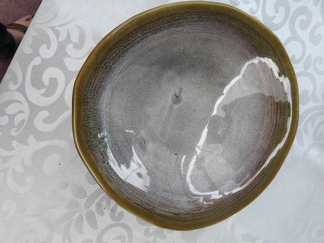 青苔藓球专用花盆平底网红植物发财树