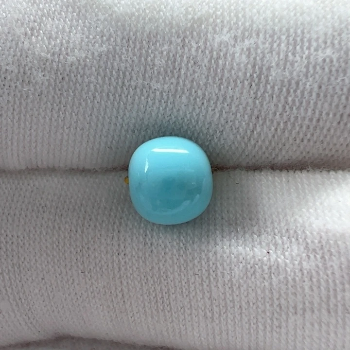 绿松石未镶嵌老型珠6.9mm