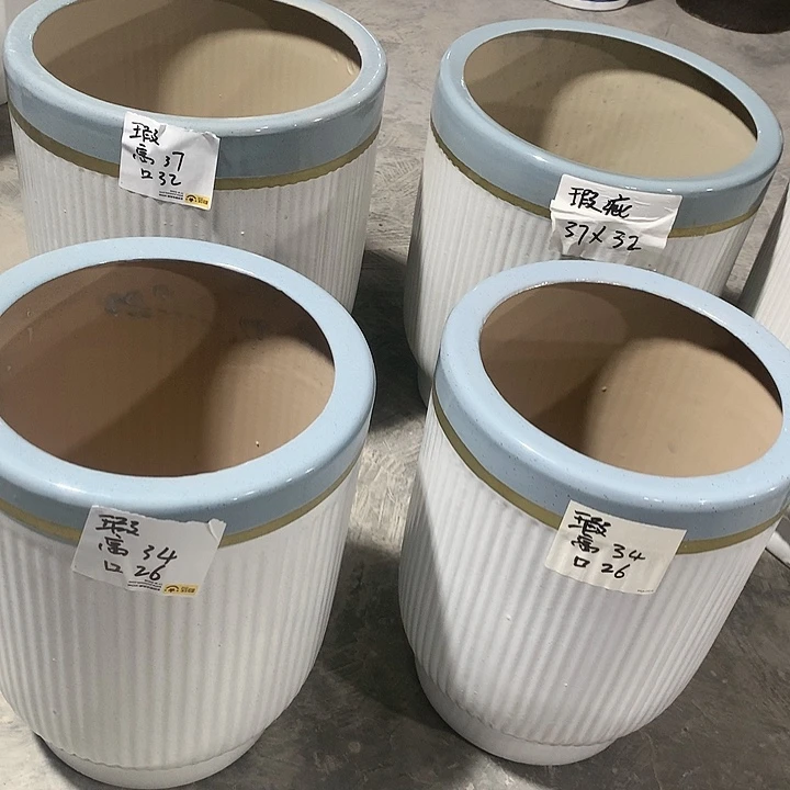 【闪购商品】陶瓷花盆默认微瑕