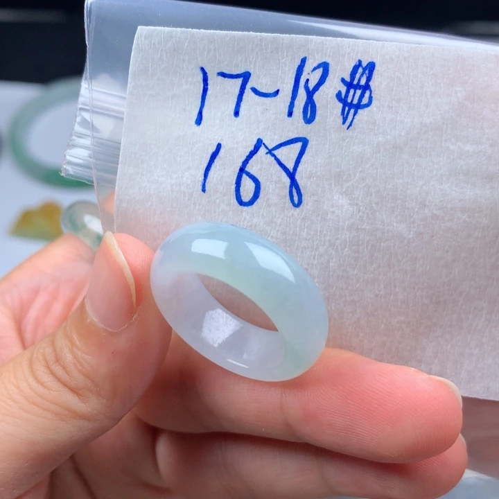 1***8定制翡翠未镶嵌戒圈