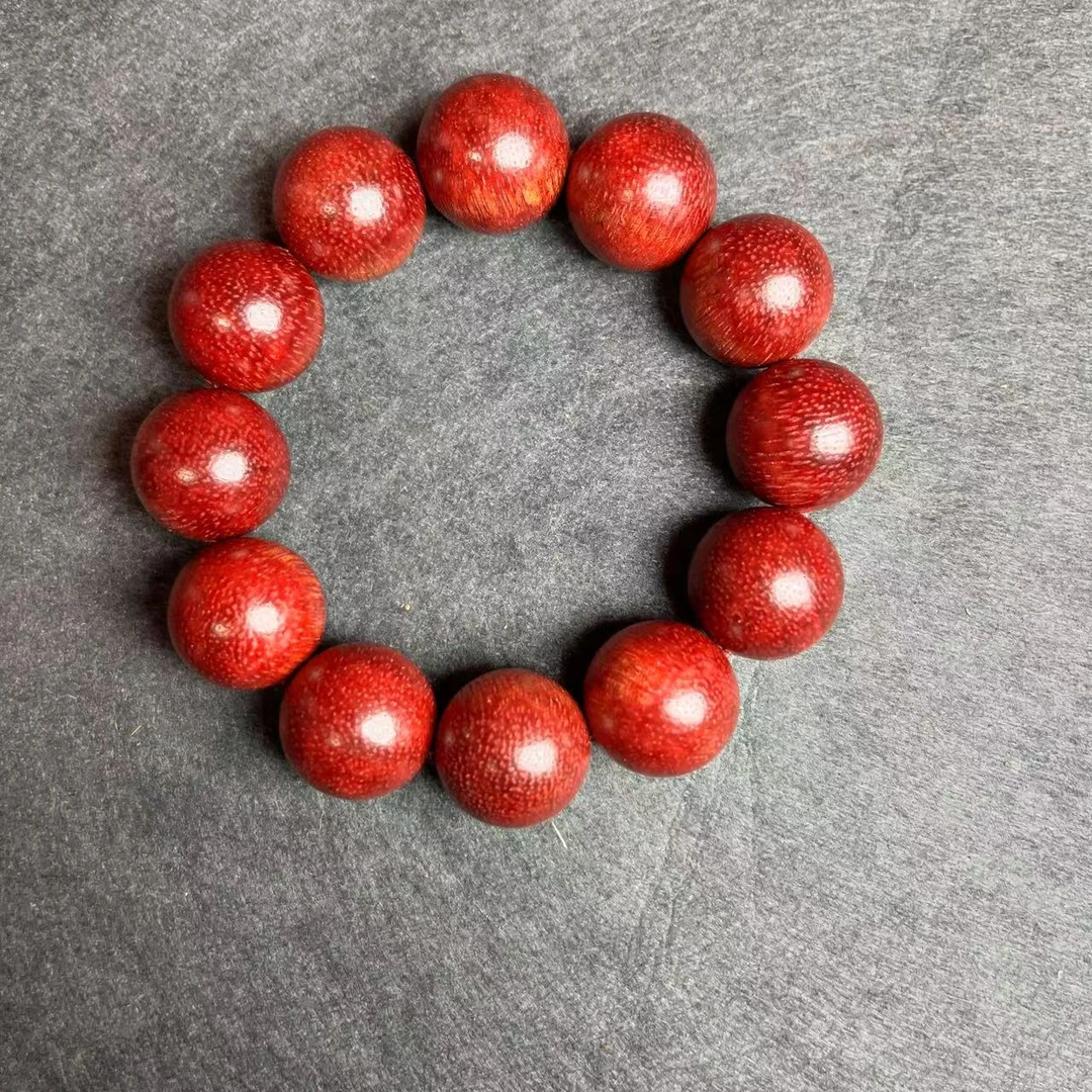 【三三文创】血高油蜜结2.0单圈手串033