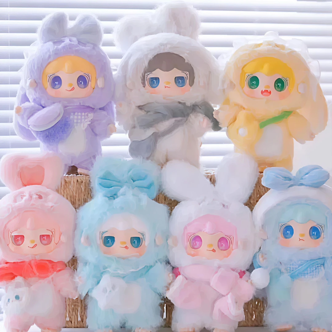 in stock  氧氧YOOKI3代温暖小兔毛绒挂件盲盒