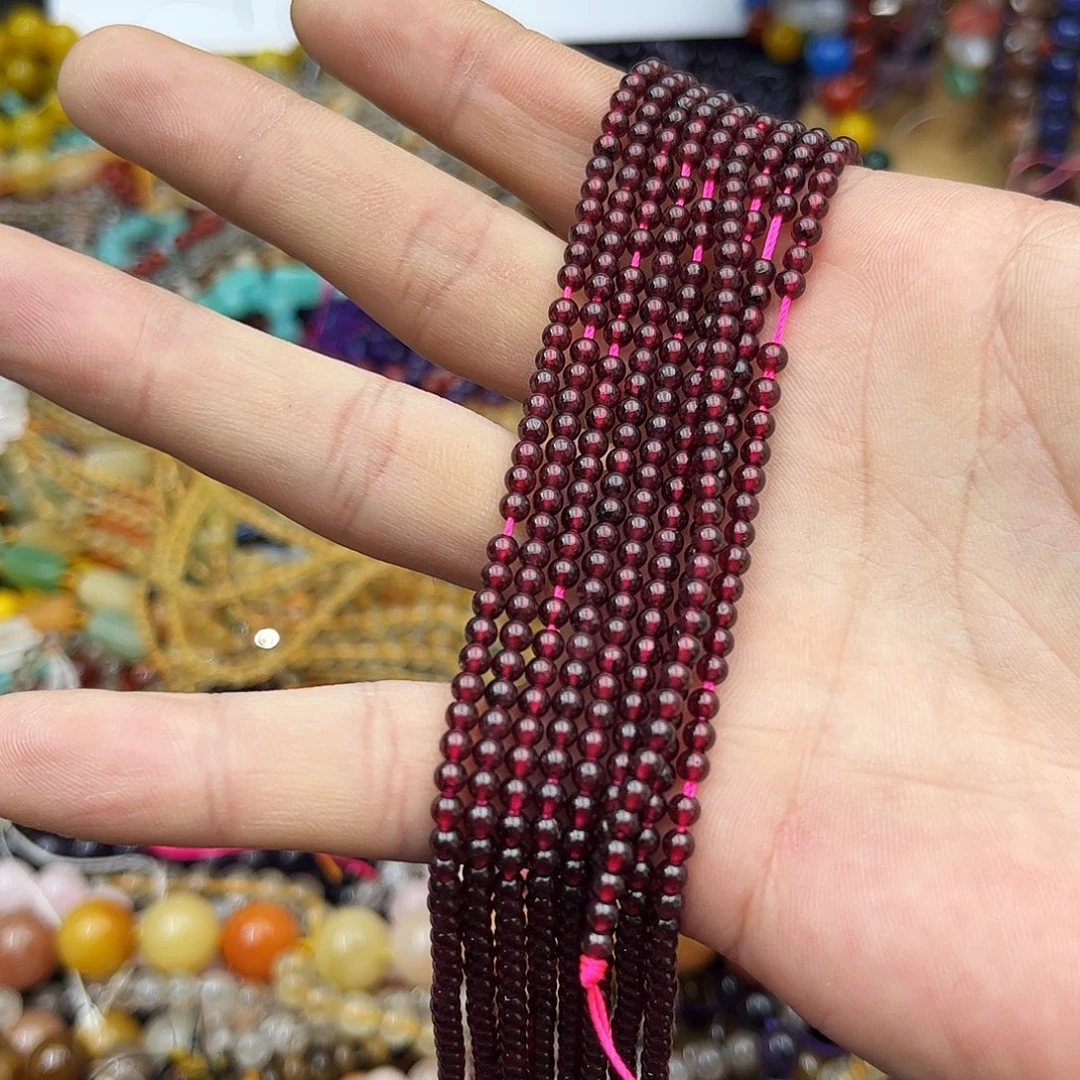 玛瑙/玉髓未镶嵌珠宝半成品k3石榴石