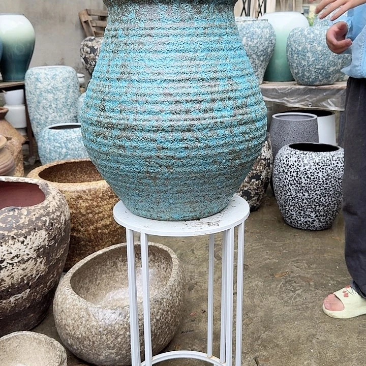 紫砂花盆高度45口径27内口径22