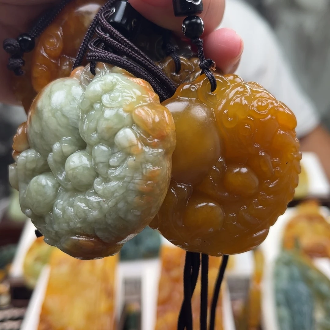 岫玉未镶嵌挂件挂件