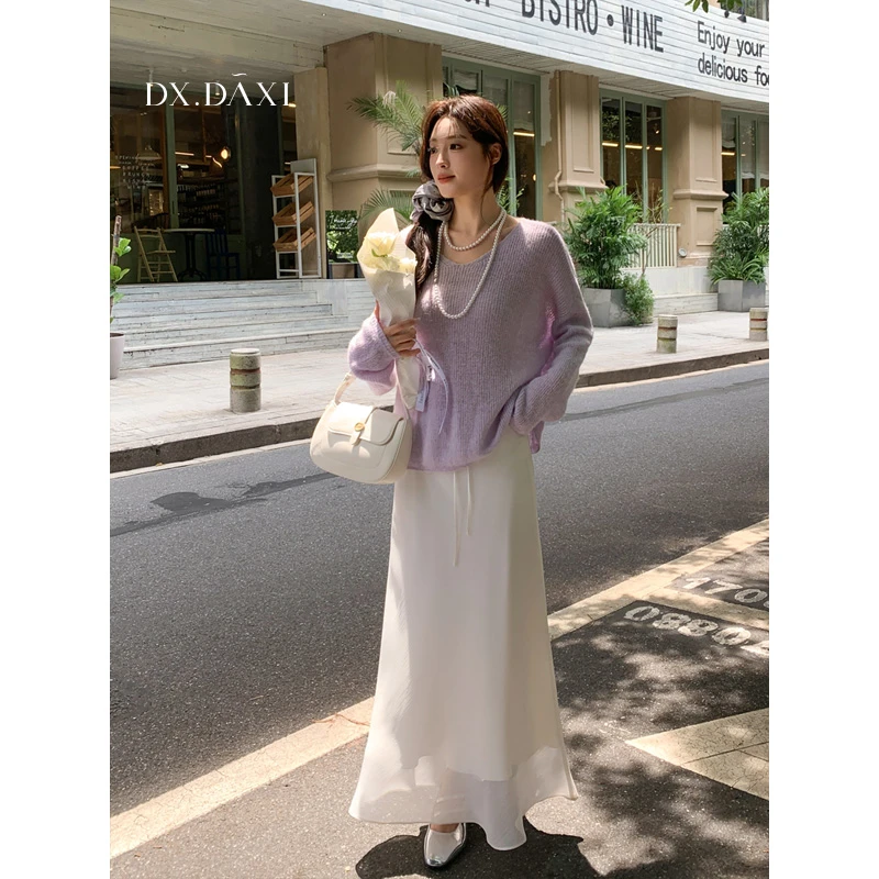 代大喜【轻纱飘舞】雪纺鱼尾裙初秋2025新款高级感轻奢半身裙