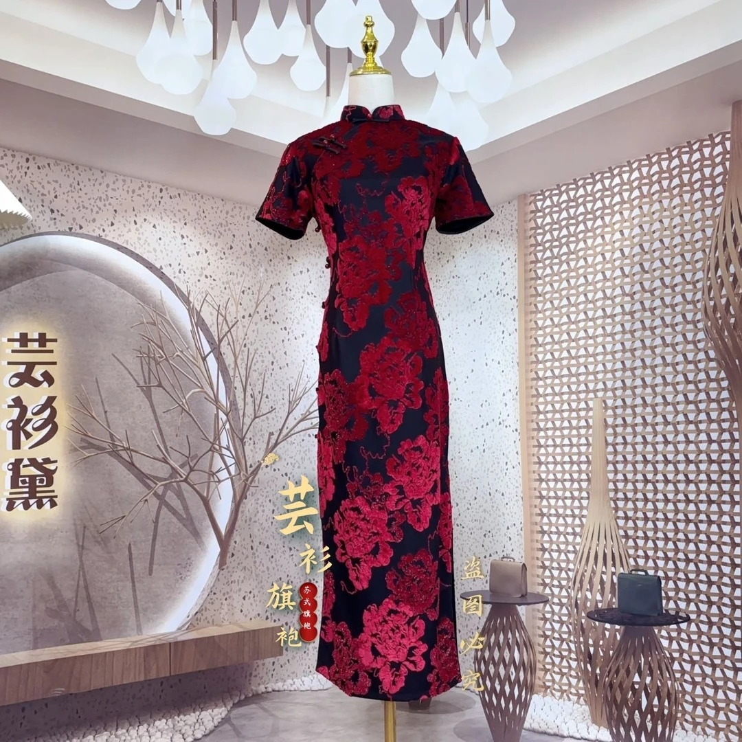 【花锦绣】新款高级改良新中式显瘦气质国风新中式古法旗袍