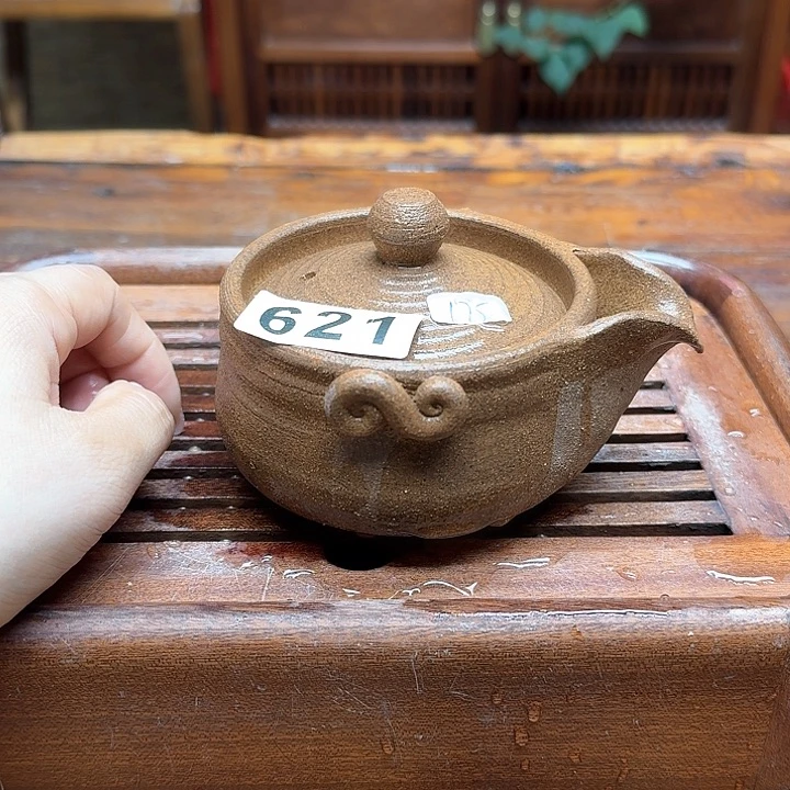 纯手工制作粗陶茶具
