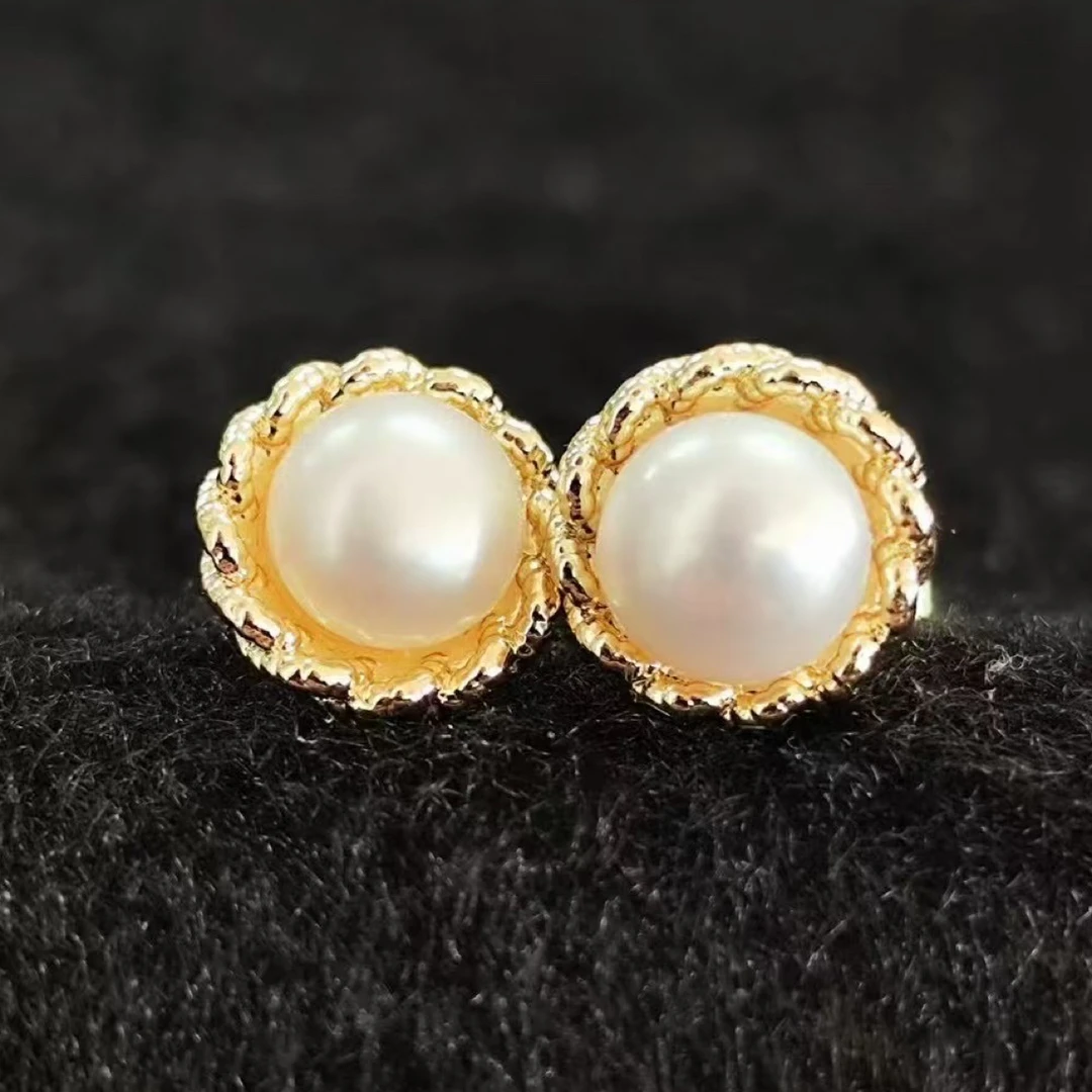 【王姨生日专属】 天然珍珠耳钉 花边耳钉 香香耳钉 多样性发一个