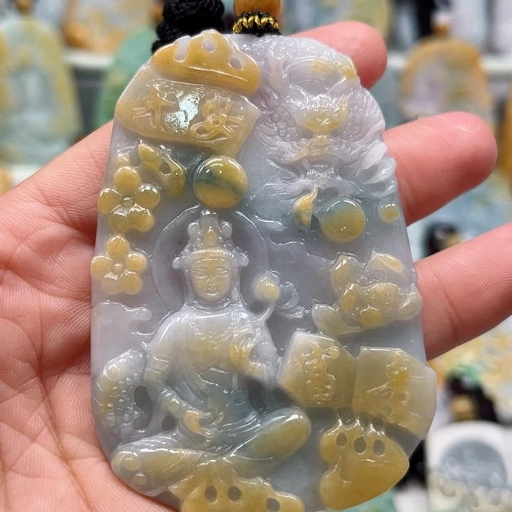 翡翠未镶嵌吊坠(不含链)挂件
