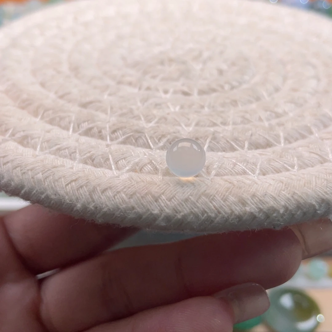 未镶嵌定制翡翠天然缅甸翡翠a货高冰白6.9