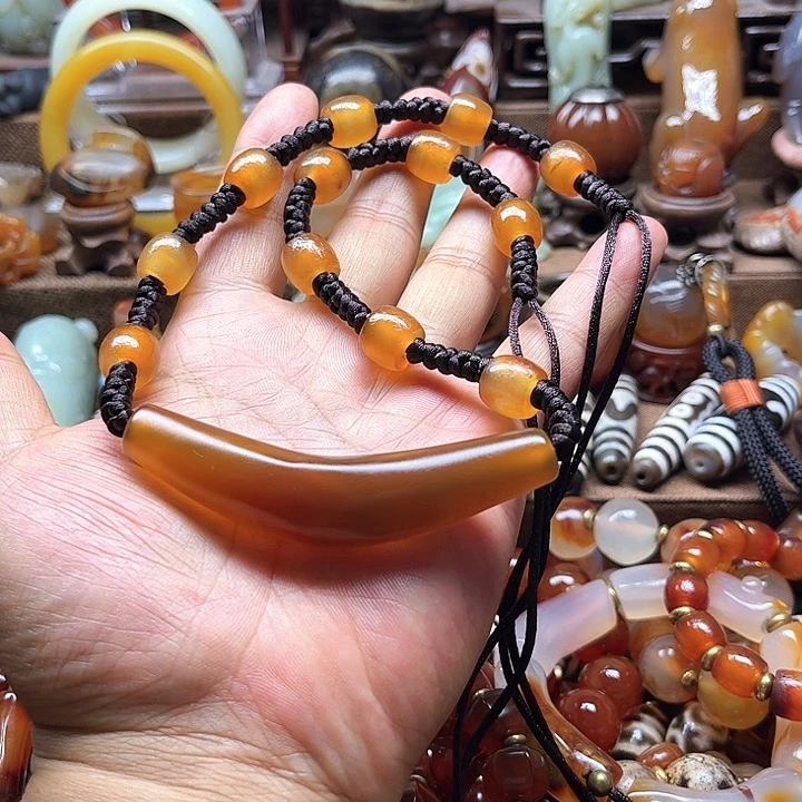 玛瑙/玉髓车挂未镶嵌