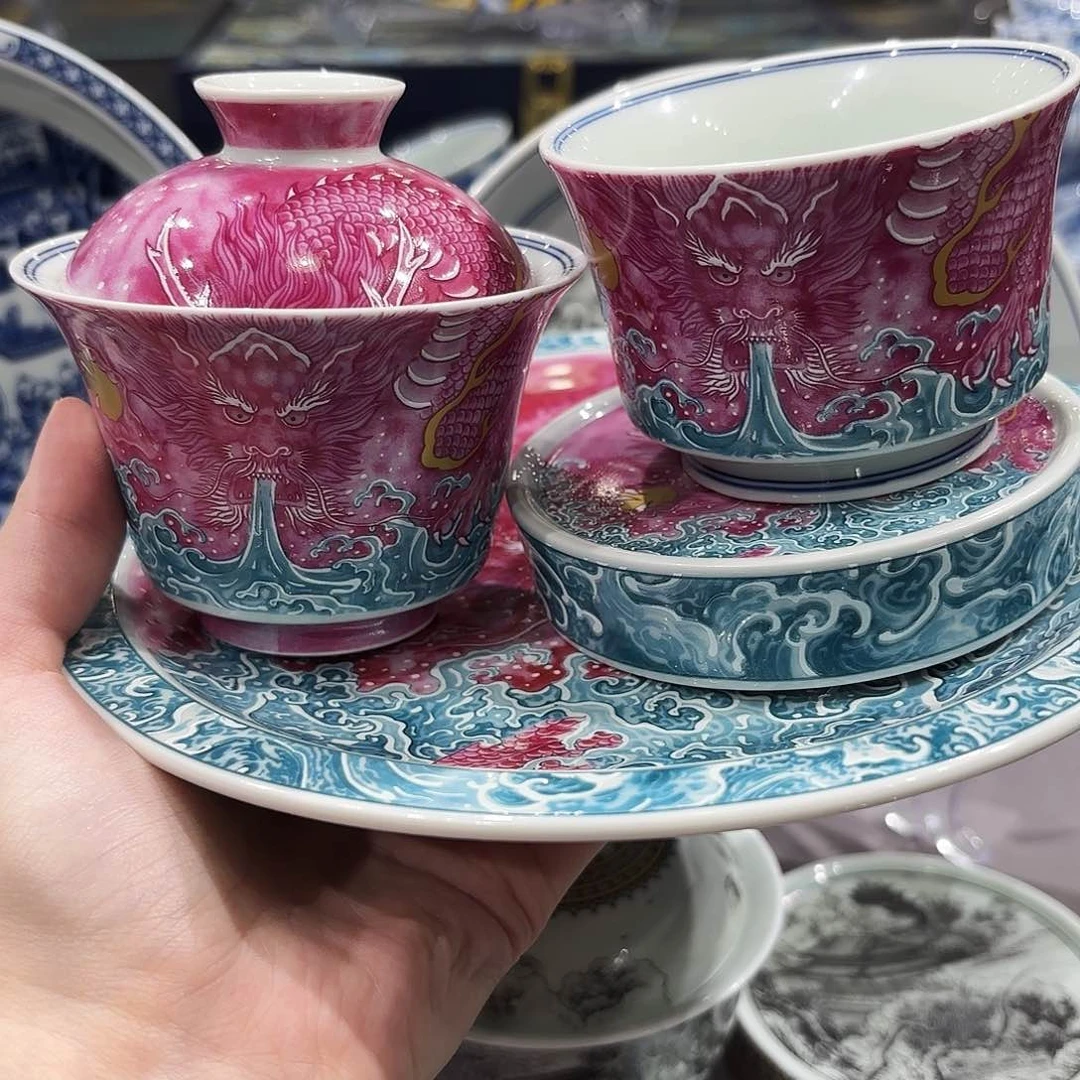 瓷片景德镇瓷器艺术半手